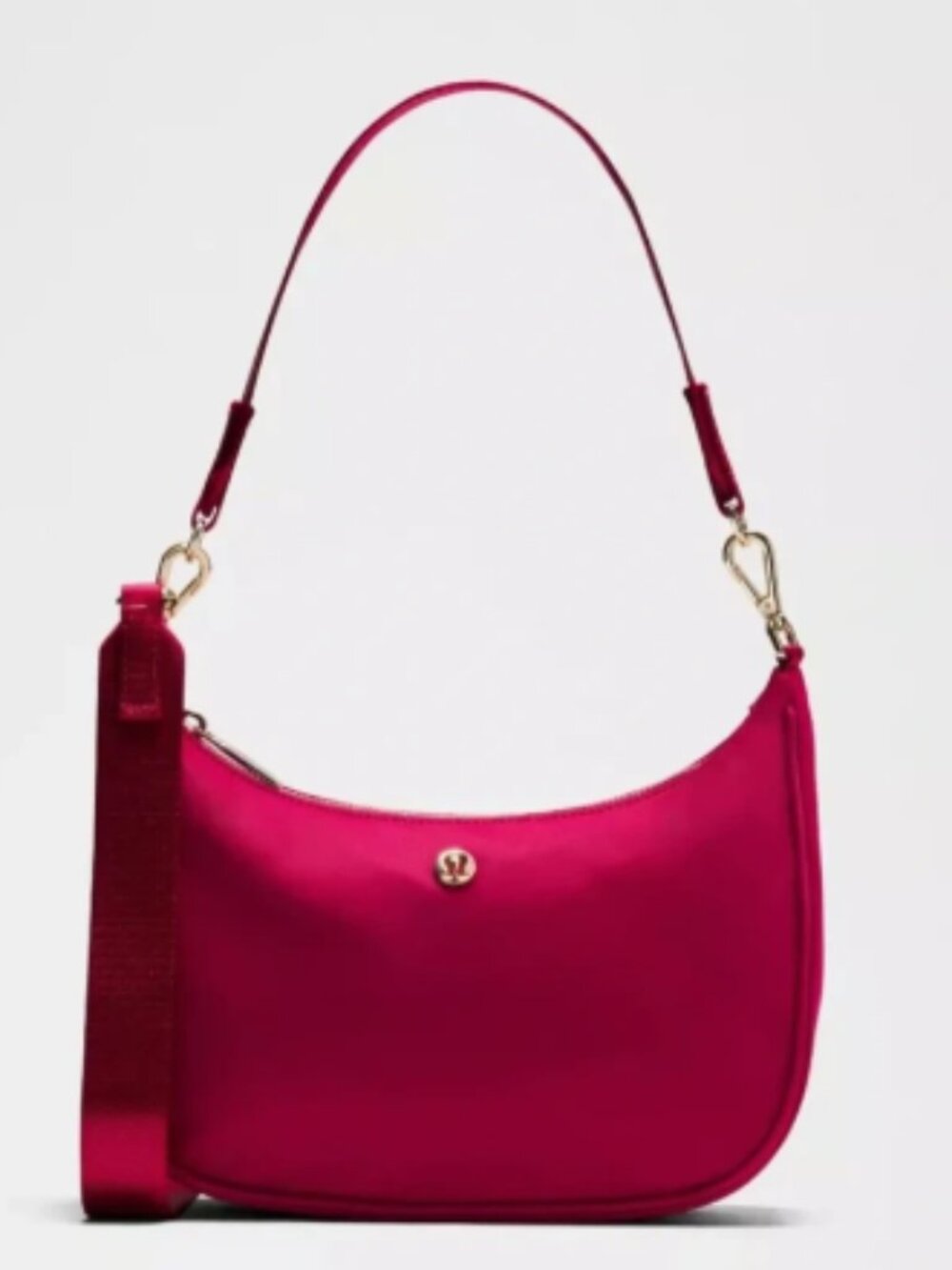 Lululemon City Essentials Small Shoulder Bag - Berry Rumble